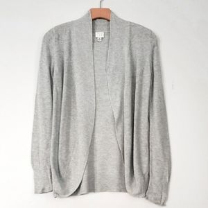 A New Day Ribbed Ooen Front Sweater XS